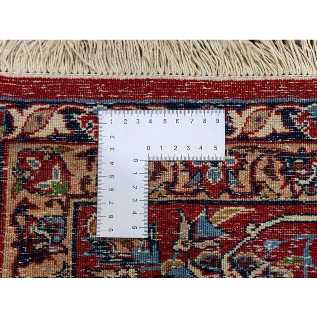 Historical Hand-Knotted Isfahan Najafabad Rug For Sale - Image 10 of 18