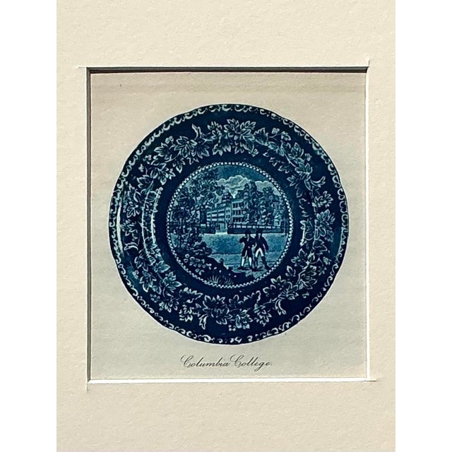 Vintage Boho Transferware China Original Prints - Set of 6 For Sale In West Palm - Image 6 of 10