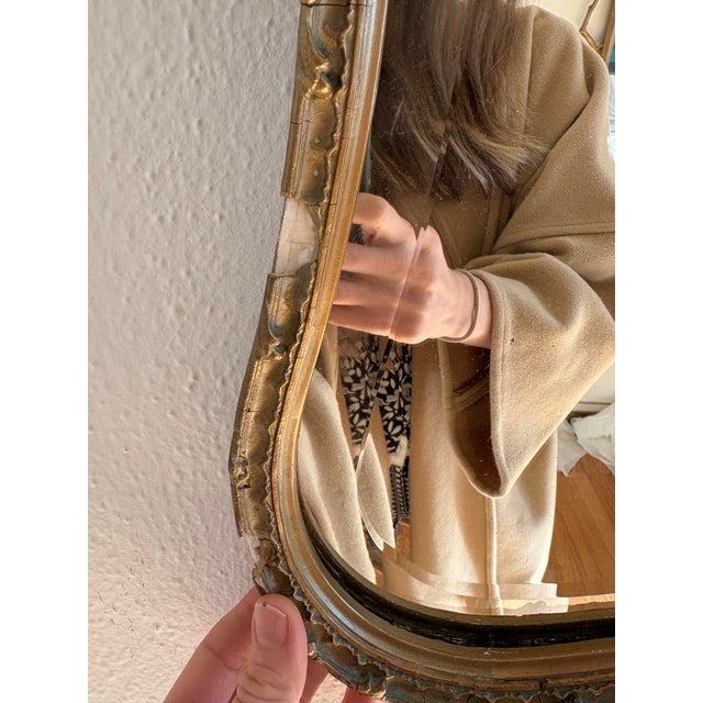 Late 19th Century Late 19th Century French Gilded Mirror For Sale - Image 5 of 6