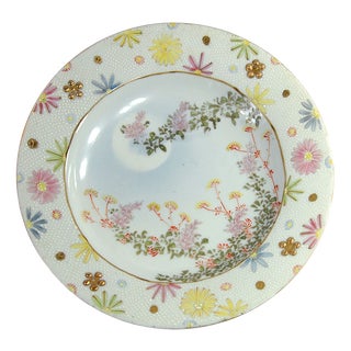 20th Century Porcelain Kutani Plate, Japan For Sale