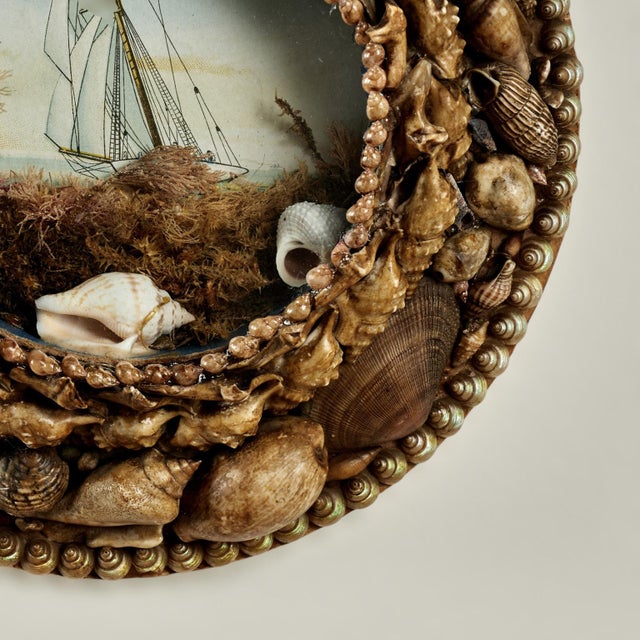 Pair of Antique British Colonial Sailors Valentine For Sale - Image 9 of 17