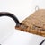 Vintage Wrought Iron and Woven Rattan Coffee Table, 1970s For Sale - Image 11 of 18