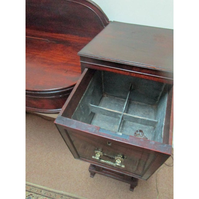 Wood 19th C English Regency Mahogany Stepdown Sideboard For Sale - Image 7 of 12