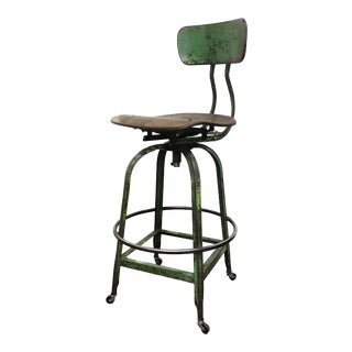1930s Vintage Drafting Stool For Sale