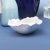 2020s Peony Bowl, Large in White For Sale - Image 5 of 7