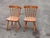 Wood Mid 20th Century Vintage Spindle Back Dining Chairs Set of 2 For Sale - Image 7 of 7