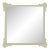 Fleur Home Garden District Napoleon Square Mirror in Cooking Apple Green, 30x30 For Sale