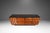 Gemstone Rare Brutalist Space Age Sculptural Diamond Faced 8-Drawer Dresser / Sideboard W/ Leather Top, Italy, C. 1970s For Sale - Image 7 of 16