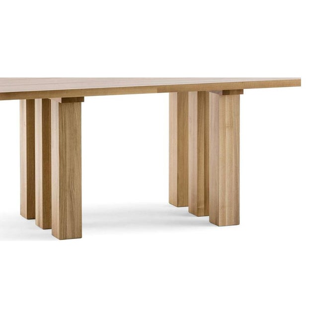 Gold Mid-Century Modern Style La Basilica Table in Wood by Mario Bellini For Sale - Image 8 of 10