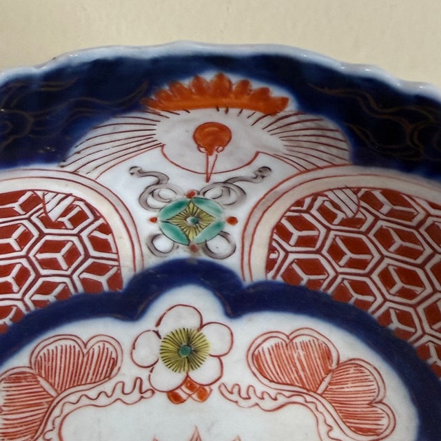 Herend Antique Japanese Imari Porcelain Bowl For Sale - Image 4 of 8