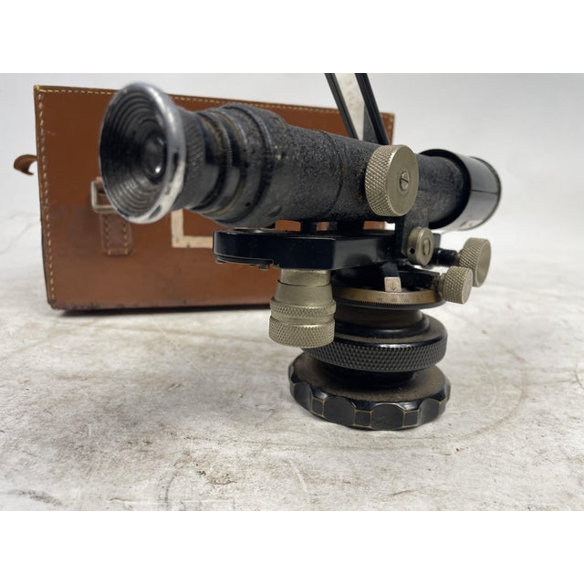 Vintage English Theodolite, 1940s For Sale - Image 4 of 14