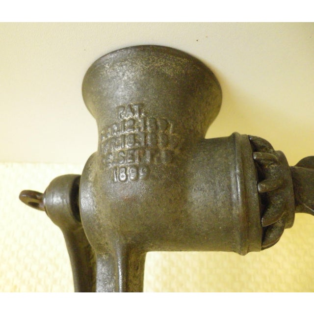 1940s Antique Cast Iron Meat Grinders from Landers, Frary & Clark and Perfection, Set of 2 For Sale - Image 5 of 18