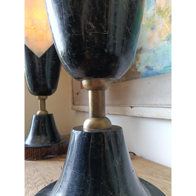 Art Deco Table Lamps by Paul Maitland-Smith for Maitland Smith, 1980s, Set of 2 For Sale - Image 16 of 18