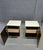 Contemporary Italian Ivory Murano Glass and Brass Nightstand from Justfurnituress SRL For Sale - Image 3 of 13
