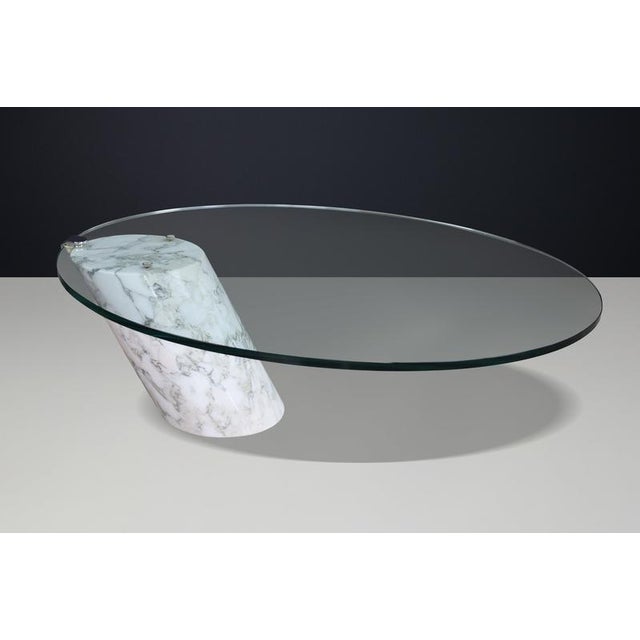 Ronald Schmitt K1000 Coffee Table in Marble and Glass by Team Form AG for Ronald Schmitt, 1970s For Sale - Image 4 of 16