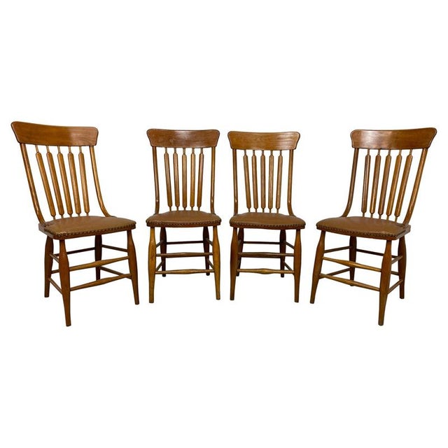 Dining Room Chairs in style of Adolf Loos, 1890s, Set of 4 For Sale - Image 17 of 17