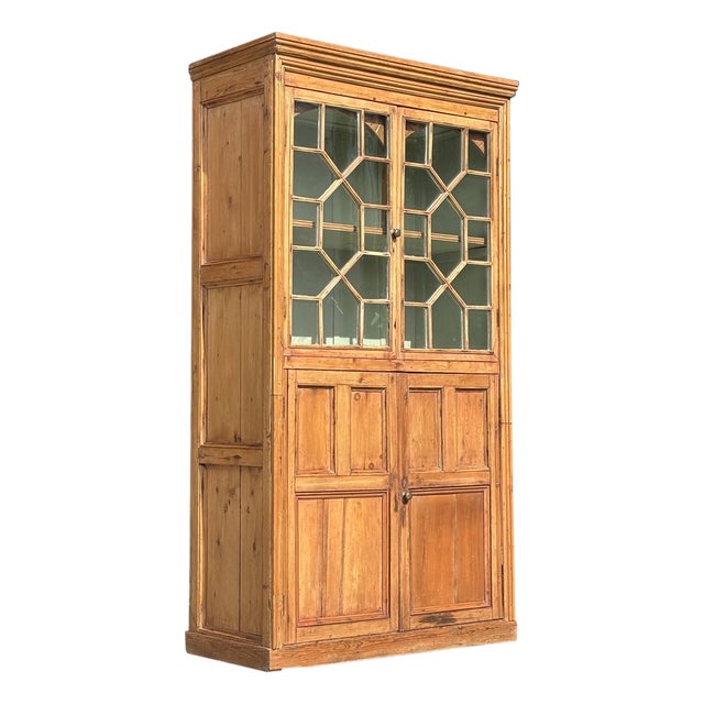 Antique Country House Georgian Pine Cabinet, 1800 For Sale