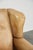 Wing Chair in Light Cowhide Leather For Sale - Image 9 of 14