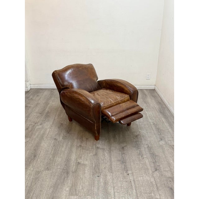 Pair of Recliner Leather Chairs For Sale - Image 11 of 11