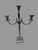 Antique Silverplate Candelabra Pair 3 Light Corinthian Column 22” Tall Ornate For Sale - Image 4 of 10