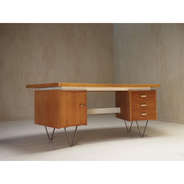Boomerang Floating Desk from Tijsseling Nijkerk, the Netherlands, 1960s For Sale - Image 10 of 15