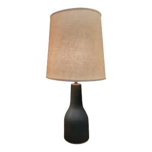 Gordon & Jane Martz Ceramic Table Lamp Matt Gray Glaze