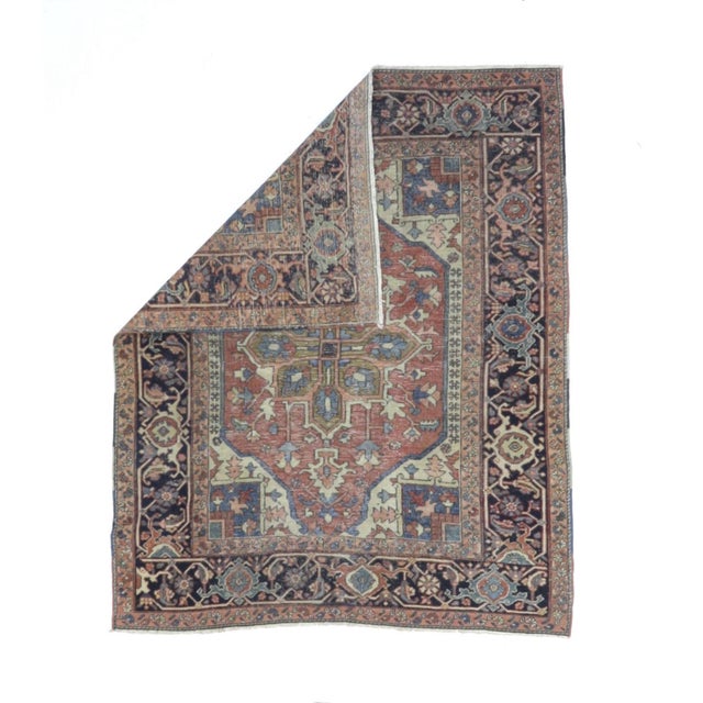 A higher grade of Heriz carpets, usually in medallion designs, with crisp natural dyes, and primarily woven between 1900...