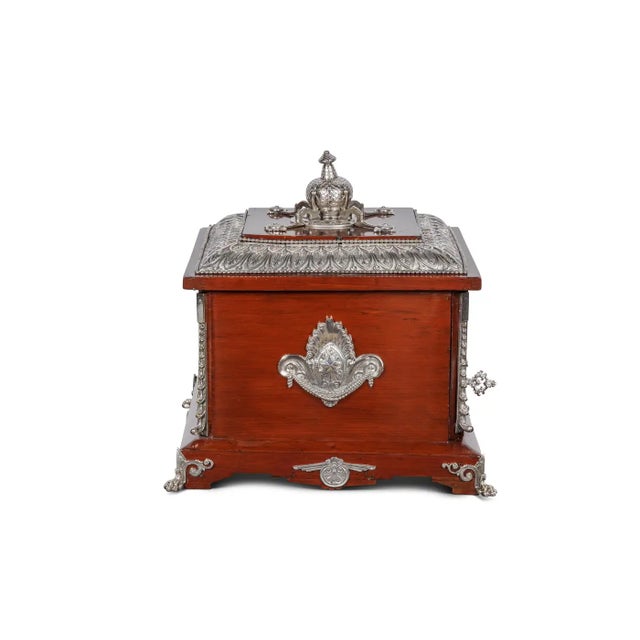 French A Rare French Cigar Humidor by Charles Guillame Diehl and Jean Brandley For Sale - Image 3 of 11