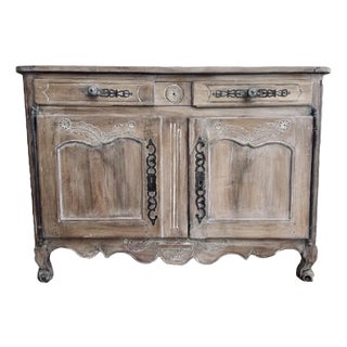 French 19th Century Cerused Walnut Buffet For Sale