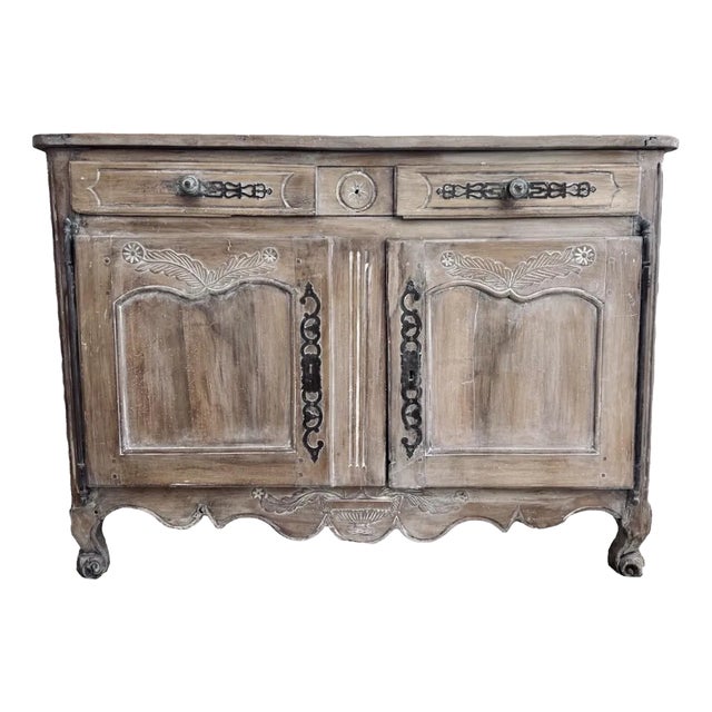 French 19th Century Cerused Walnut Buffet For Sale