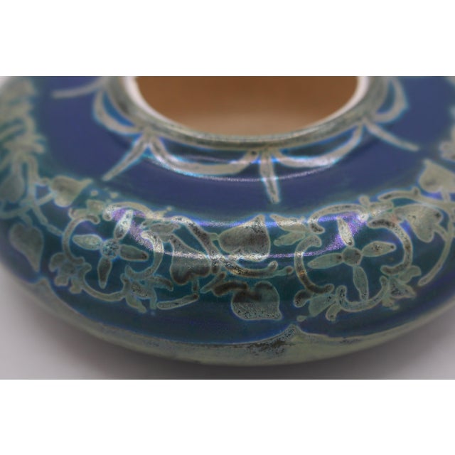 Circa 1900 English Pilkington Royal Lancastrian Pottery Low Luster Bowl For Sale - Image 4 of 5