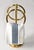 1980s Hollywood Regency Free Standing Solid Brass Double Ring Hand Towel Holder For Sale - Image 5 of 14