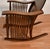 Wood 1900s Antique Mission Arts & Crafts Tiger Oak Wood Rocking Chair For Sale - Image 7 of 10