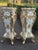 Plastic Late 20thC Italian Baroque Cream Gold Pedestals Pair For Sale - Image 7 of 18