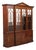 Kindel Neoclassical Mahogany Breakfront Bookcase For Sale