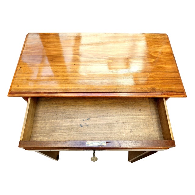 Brown German Renaissance Revival Burl Walnut Side Cabinet, 1860s For Sale - Image 8 of 9