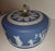 1900s Wedgwood Jasperware Blue and Whire Dome For Sale - Image 4 of 10