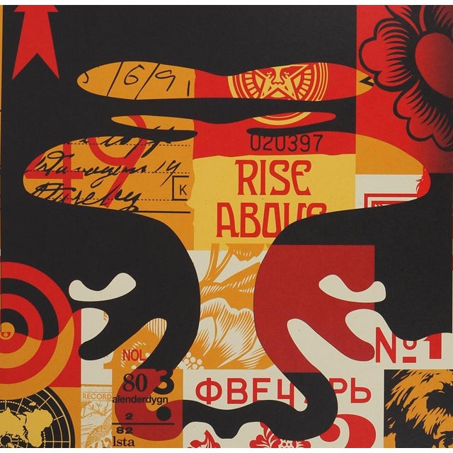 Shepard Fairey, Face Collage I, Lithograph For Sale - Image 4 of 7