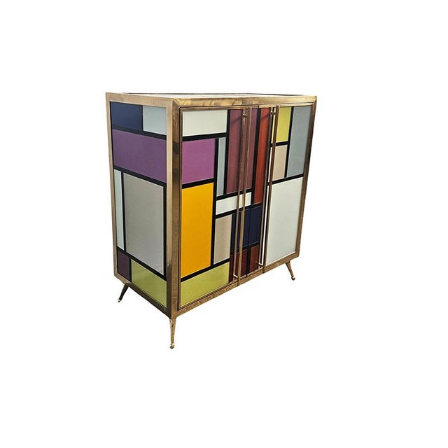 Murano Glass Sideboard, 1980s For Sale - Image 3 of 9