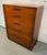 Henredon "Circa 60" Walnut Highboy Dresser from the desirable Linea collection, showcasing the clean architectural styling...