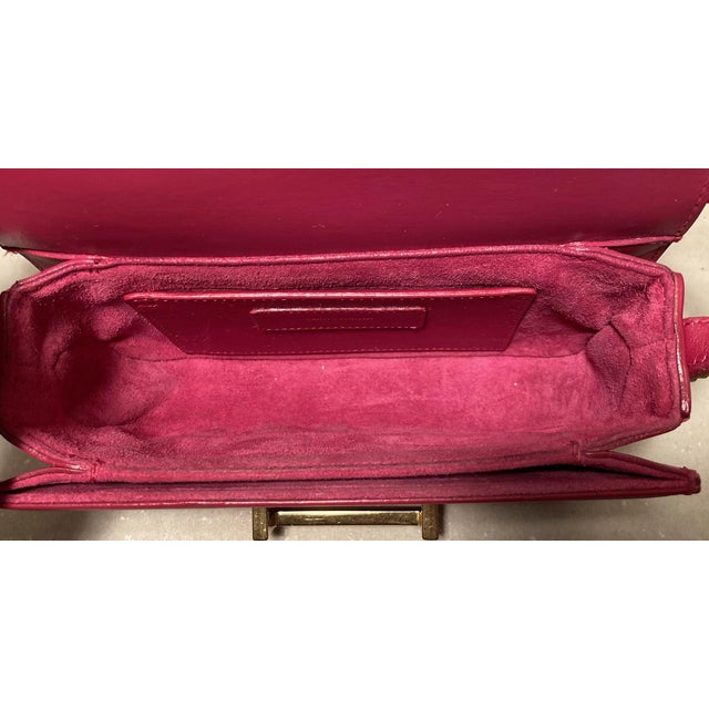Yves Saint Laurent Pink Leather Small Lulu Bag For Sale - Image 10 of 12