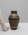 Mid-Century Modern 20th Century German Mid-Century Modern Gray and Brown Ceramic Vase For Sale - Image 3 of 18