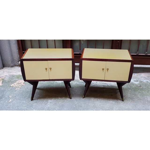 Bedside Tables, 1950s, Set of 2 For Sale - Image 9 of 12