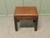 Carved Upholstered Tan Window Stool, 1930 For Sale - Image 3 of 8
