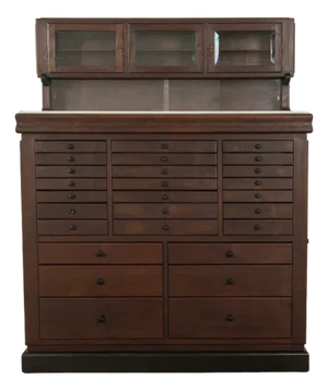 Dentist Cabinet with Drawers, 1920s