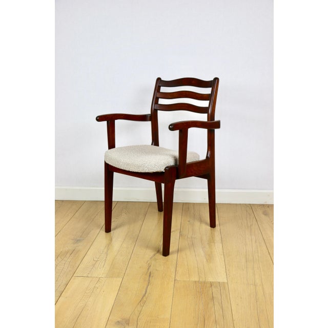 Vintage Office Chairs in Beige Boucle, 1970, Set of 3 For Sale - Image 6 of 14