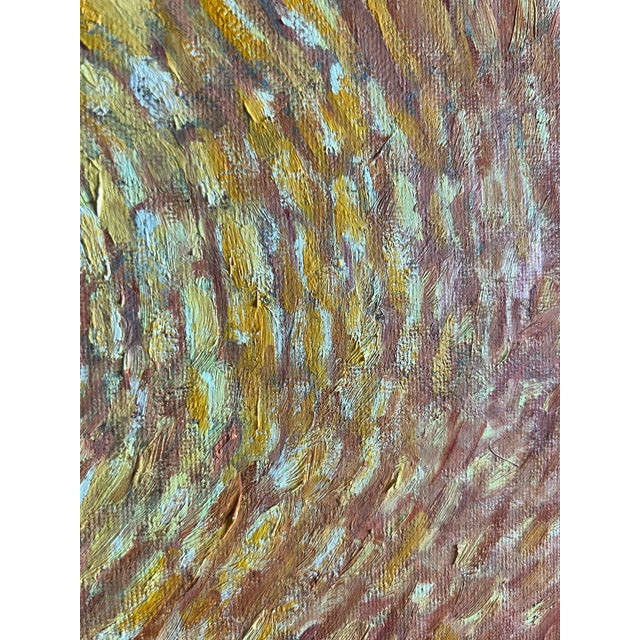 Golden Sky Over the Harbor – Original Oil Painting For Sale - Image 9 of 10
