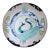 Turquoise, Blue and Yellow Serpent & Bird Ceremonial Drum For Sale