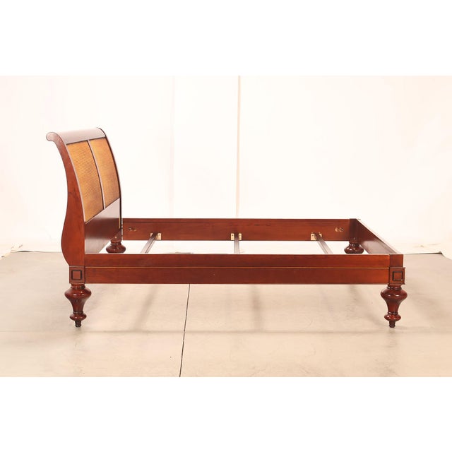 Grange Louis Philippe Style Cherry King Sleigh Bed For Sale - Image 17 of 18