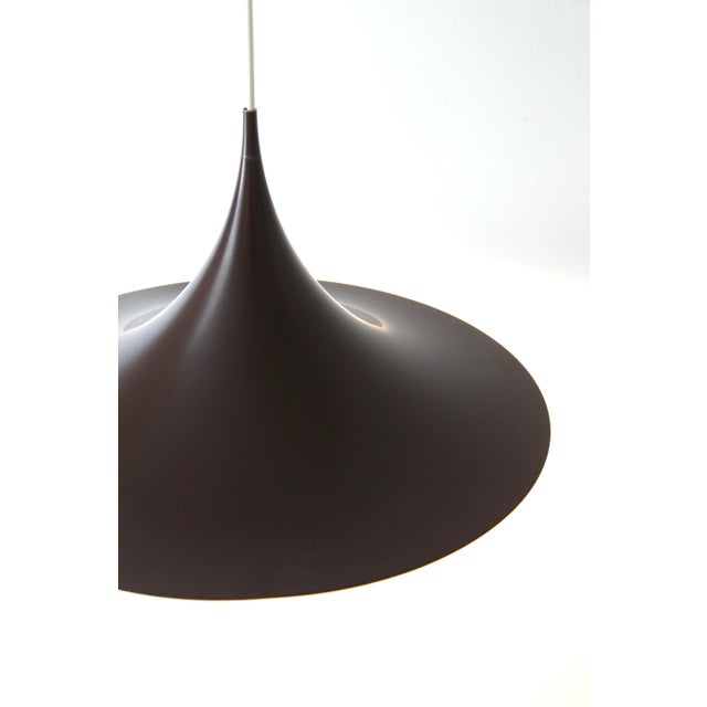 Mid-Century Modern Semi Pendant Lamp by Claus Bonderup and Torsten Thorup for Fog & Mørup, 1960s For Sale - Image 3 of 8